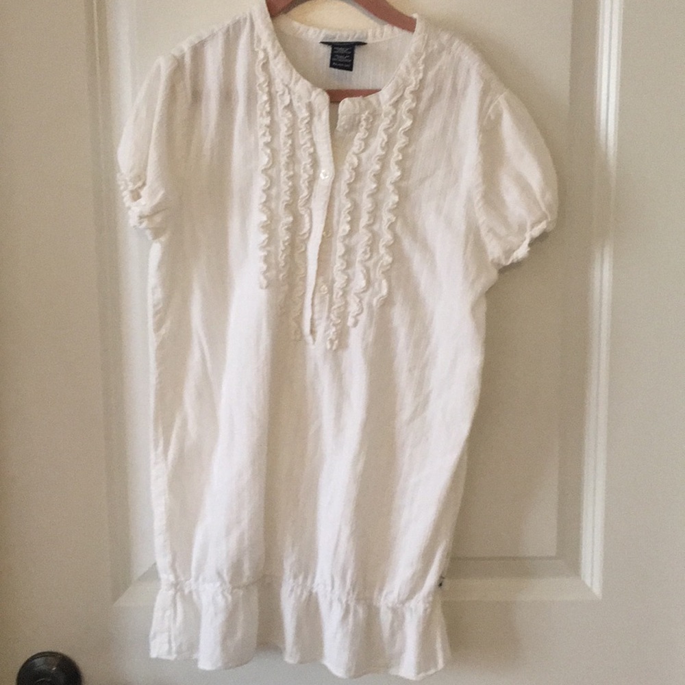 Girl’s White nautica blouse